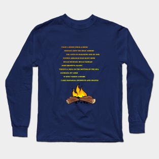 Summer Camp Songs Long Sleeve T-Shirt